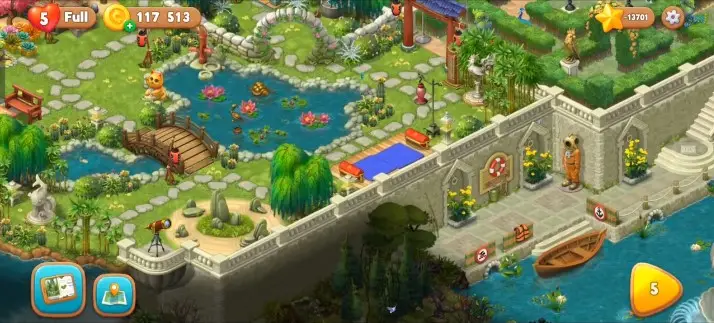 Gardenscapes gameplay