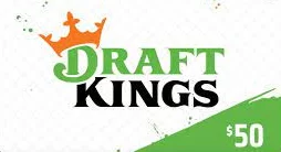 Draftkings 50 gift card