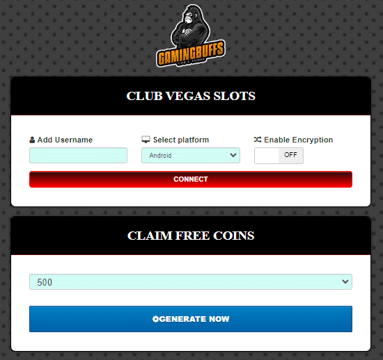 Club Vegas Slots free coins generator