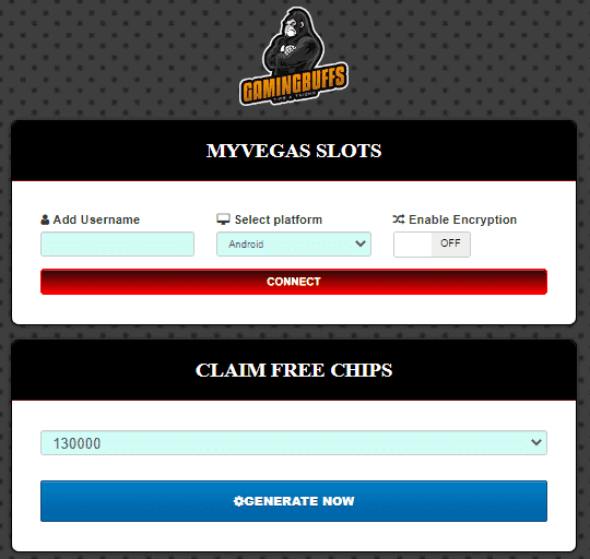 myVEGAS Slots free chips generator