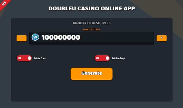 DoubleU Casino free chips generator