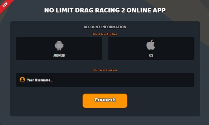No Limit Drag Racing 2 money and gold generator