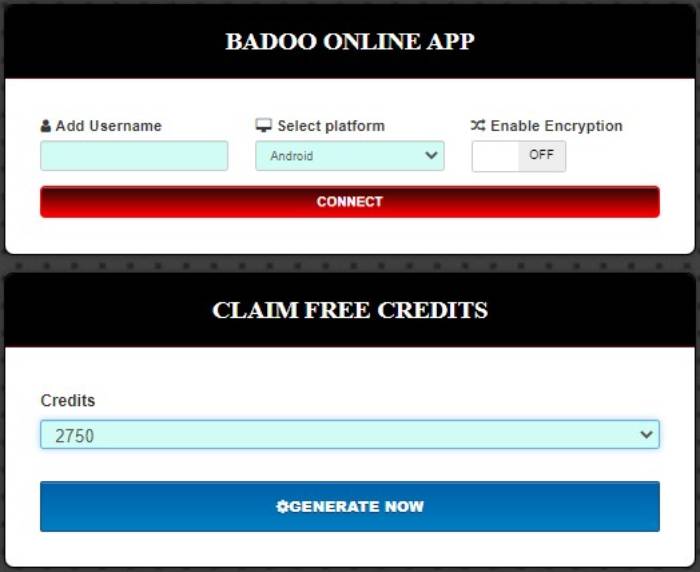 Badoo free credits generator